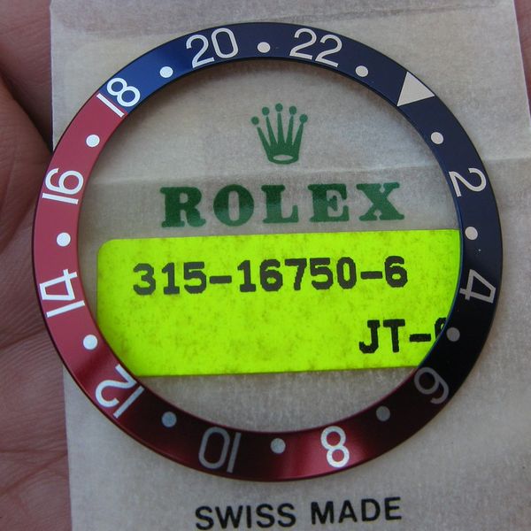 FS: NOS Rolex GMT 1675/16750 Pepsi inserts