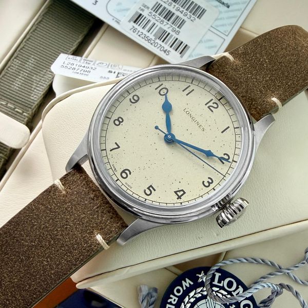 [WTS] 2025 Longines Heritage L28194932 - Box Papers