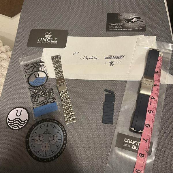 [WTS] Uncle Straps Beads of Rice and Crafter Blue Rubber De…