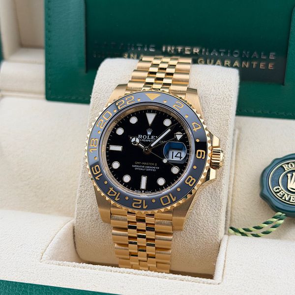 FS: 126718GRNR Rolex GMT Master II Yellow Gold Jubilee COMP…