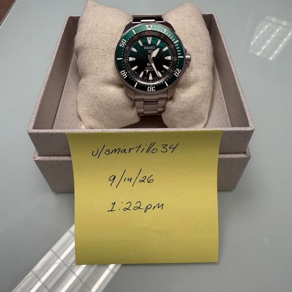 [WTS] Seiko Prospex PADI Samurai SBDY135 Green Automatic Di…