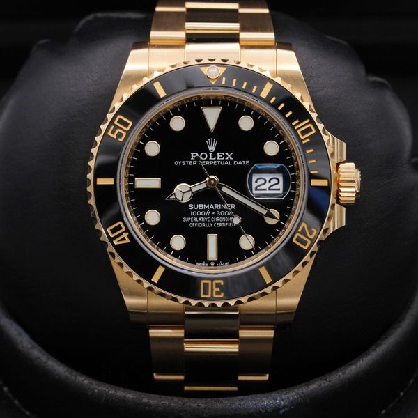 FSOT: Rolex Submariner 41 - 126618LN - Black - Yellow Gold …