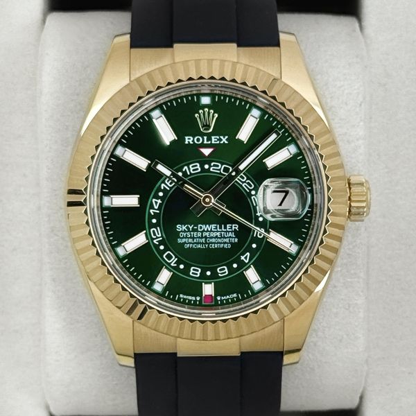FSOT:2025 Rolex Sky-Dweller 42mm 336238 Yellow Gold Oysterf…