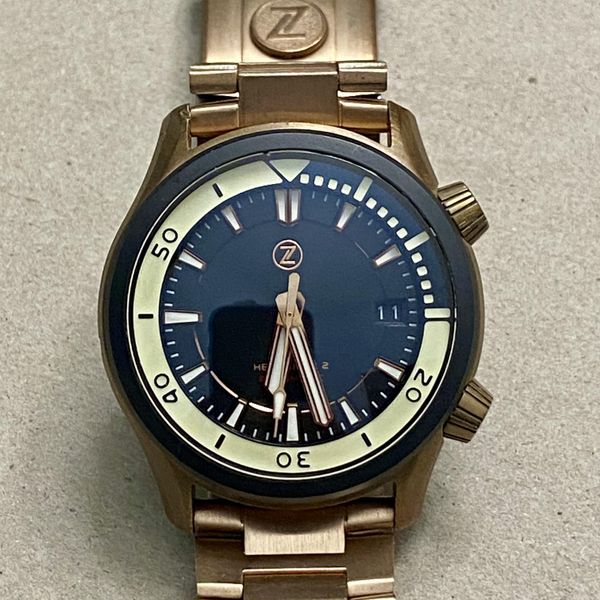 [WTS] Zelos Helmsman 2- Bronze Black Ceramic Bezel