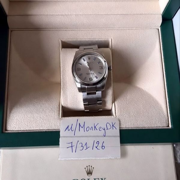 [WTS] Rolex Air-King 34mm (Ref. 114200) - Silver Dial