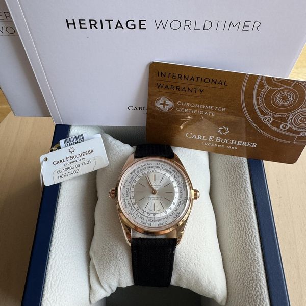 [WTS] New Carl F. Bucherer Heritage Worldtimer - Rose Gold …