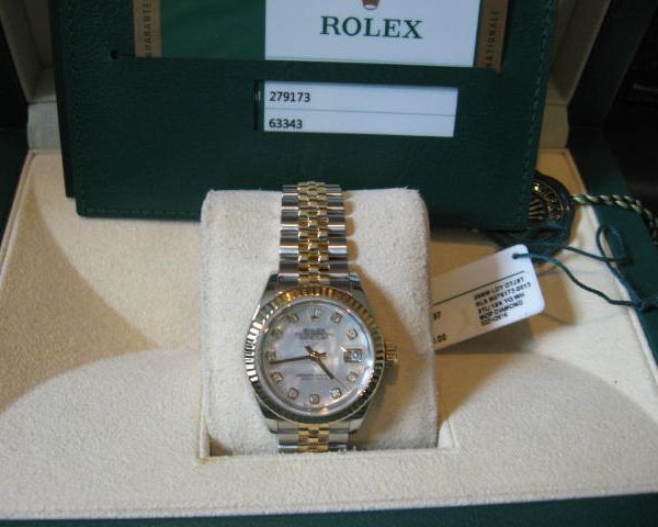 FS: ROLEX 18K Gold/Stainless 279173 28MM Ladies DJ