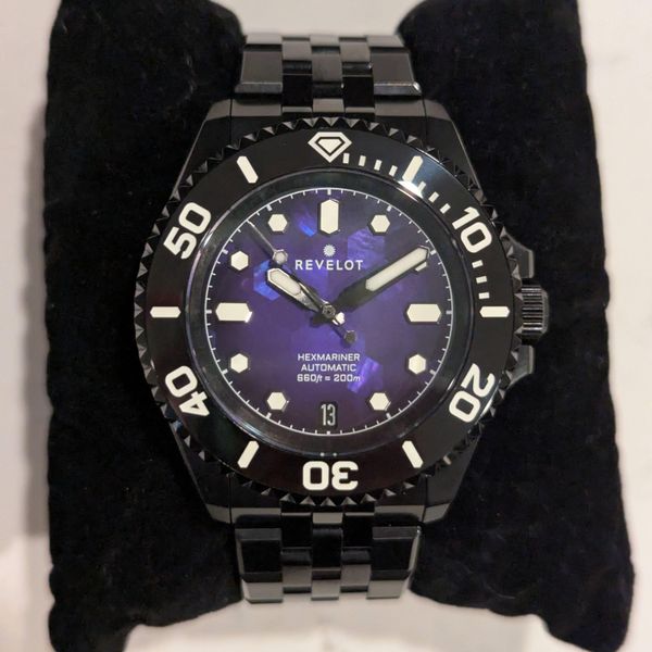 [WTS] Revelot Hexmariner 39mm Black DLC Purple MOP