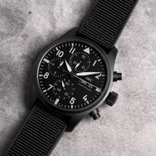 [WTS] 2022 IWC Pilot Chrono Top Gun Ceratanium IW388106  Fu…