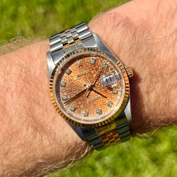 [WTS] 1994 Rolex DateJust 36mm Ref 16233 Tropical Salmon An…