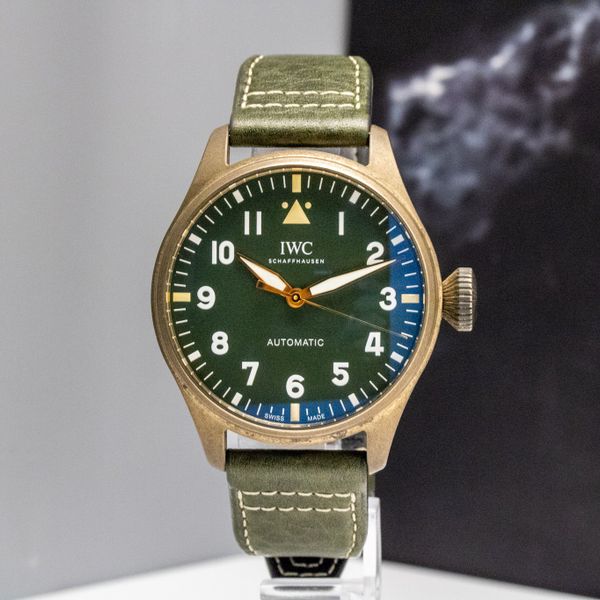 IWC Big Pilot’s Watch 43 Spitfire IW329702 Bronze Green Dia…