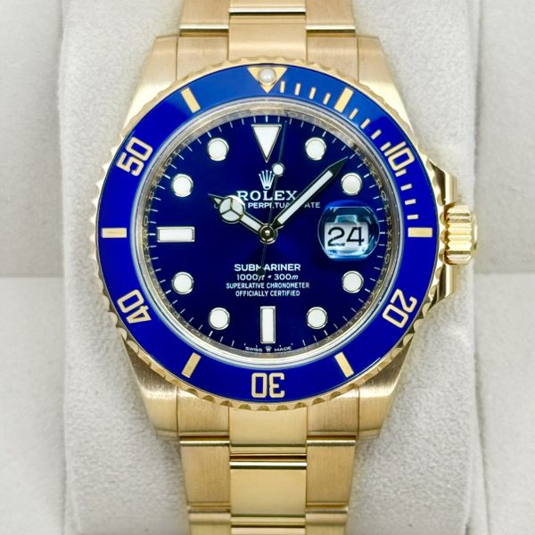 FSOT:2022 Rolex Submariner "Bluesy" 41mm 126618LB Yellow Go…