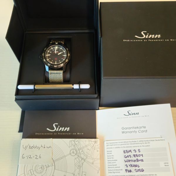 [WTS] Sinn EZM3S $2399