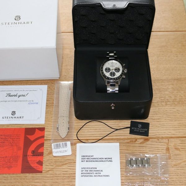 Steinhart One Vintage Chronograph II Silver