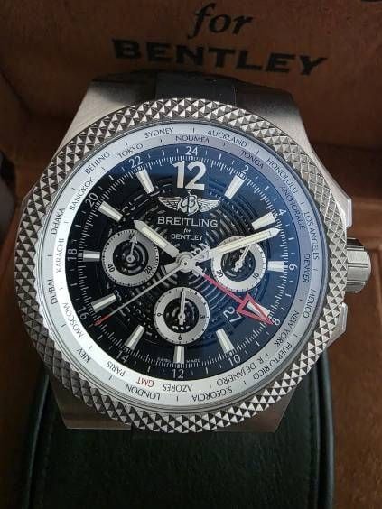 Breitling Bentley B04 GMT EB0432 lightbody titan PB 30/6