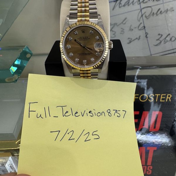 [WTS] 1995 Midsize Rolex Datejust President Tridor 18k Gold…