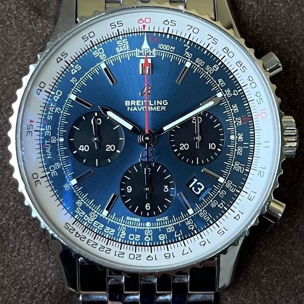 [WTS][US] Breitling Navitimer B01 Chronograph - Blue Dial -…