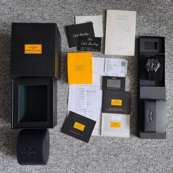 Breitling Superocean 42 - Full Set XL inkl. Revision 08/202…