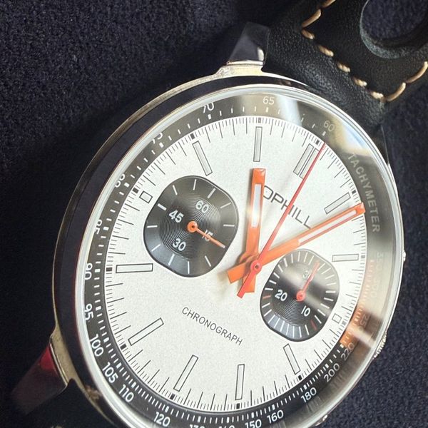 Tophill Mechanic Chronograph, Saphirglas, ST1901