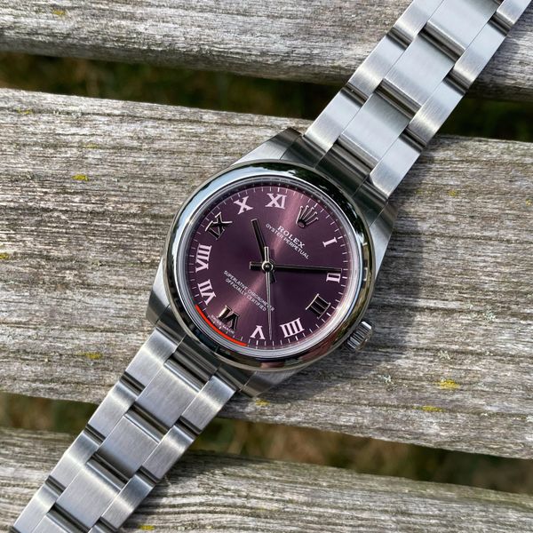 FS: 2017 Rolex 177200 Oyster Perpetual 31mm Purple Grape Di…