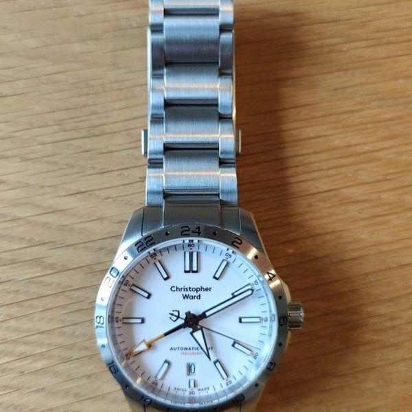 Christopher Ward C63 Sealander GMT weiß