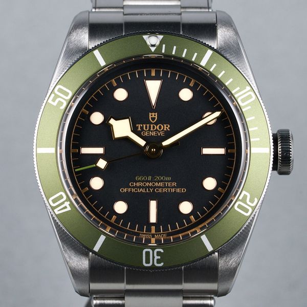 FS: 2018 Tudor Black Bay Green Ref: 79230G Harrods with Box…