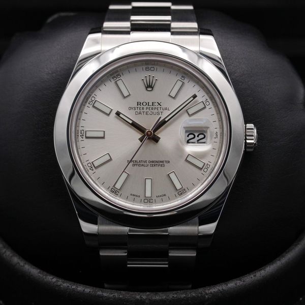 FSOT: Rolex Datejust II "2014" - 116300 - Silver Index - St…