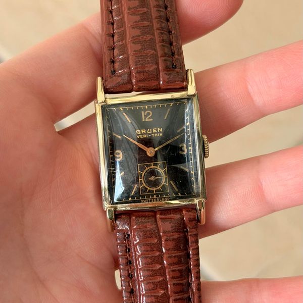 [WTS] Gruen Veri-Thin vintage watch w/ gilt dial (FINAL RED…