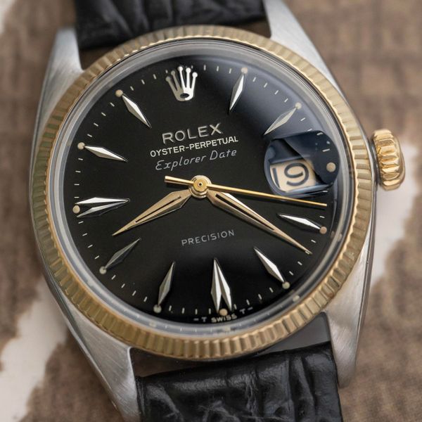 [WTS] 1963 Rolex Two Tone Explorer Date  5701 - Gorgeous Bl…