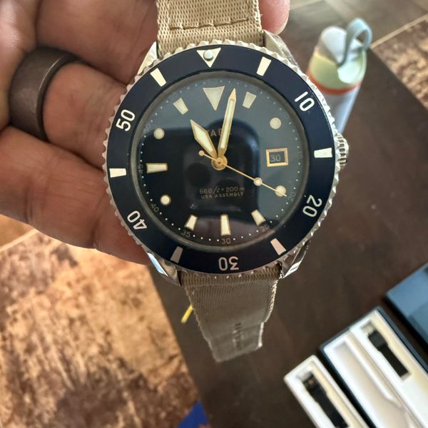 [WTS] Vaer D4 Solar Meridian Navy Diver $320 shipped obo