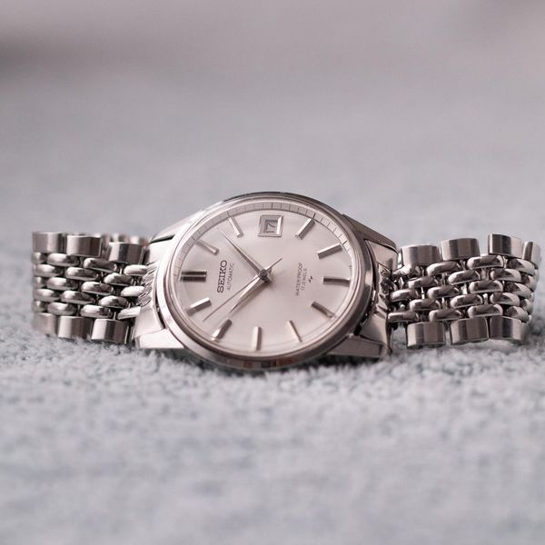 [WTS] Serviced 1968 Seiko Automatic Silver Sunburst Men's W…