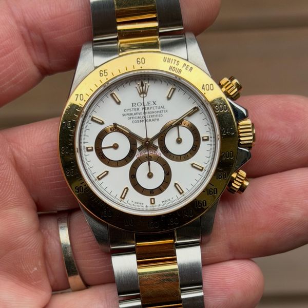 FS: 1995 Rolex 16523 Daytona Two Tone Tritium Zenith