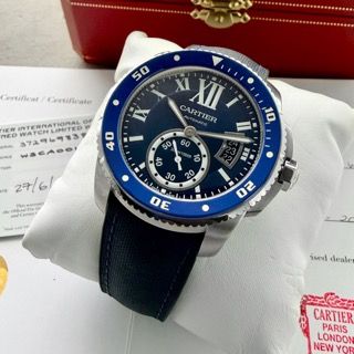 Cartier Calibre blue dial WSCA0010 3729 Box + papers - 2024…