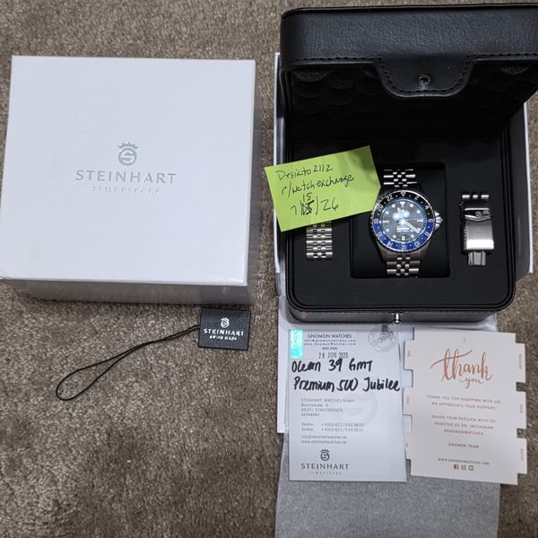 [WTS] Steinhart Ocean 39 GMT Premium 500m WR with Ceramic B…