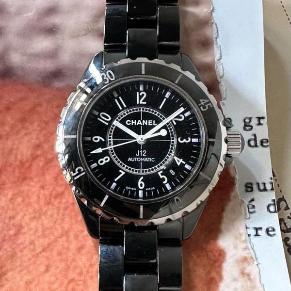 FS: Chanel J12 Black Ceramic Automatic Date 38MM