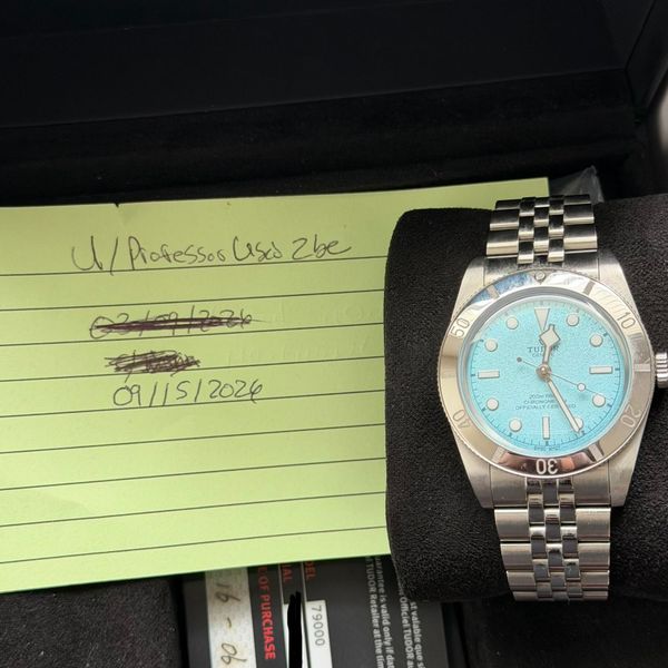 [WTS] 2025 Tudor Lagoon Blue Like New condition with 2 watc…