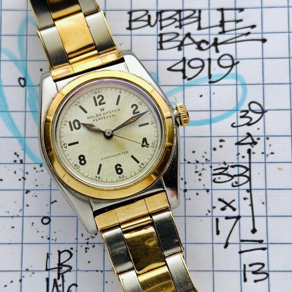 [WTS] Rolex BubbleBack ref 4919 circa 1940s