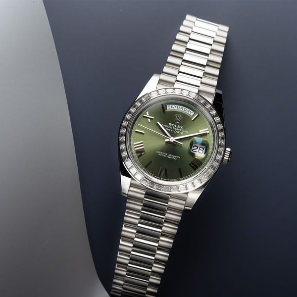 FS: Rolex Day-Date 228396TBR Platinum Factory