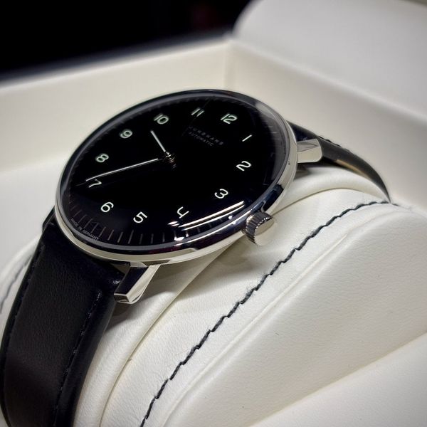 Junghans Max Bill Automatic 027/3400.02 38mm Black Dial