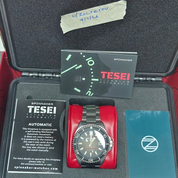 [WTS] Spinnaker Tesei Titanium Automatic SP-5084-66 Stealth…