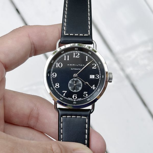 FS Hamilton Khaki Navy Pioneer Small Second Auto