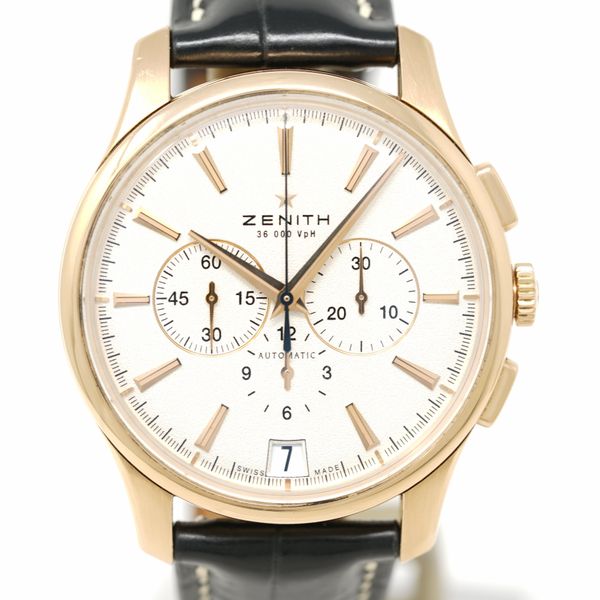 FS: Pre-Owned Zenith Captain Chronograph 18k Rose Gold LE 1…
