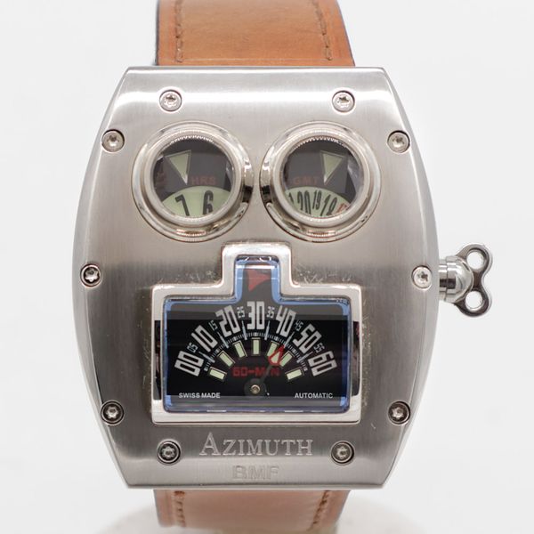 FS: Azimuth Roboto R1 BMF GMT Steel 43x50mm Automatic
