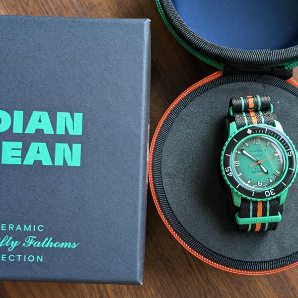 [WTS] Swatch x Blancpain Fifty Fathoms Indian Ocean - $325 …