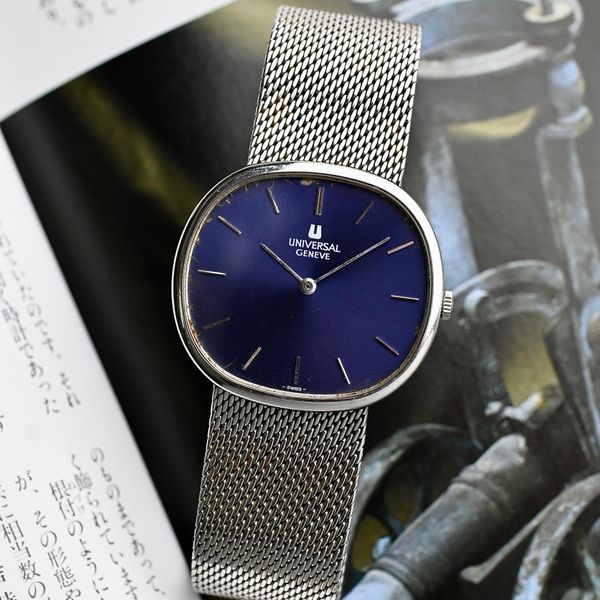[WTS] Universal Genève 842125 Ellipse Blue Dial ( Serviced)…