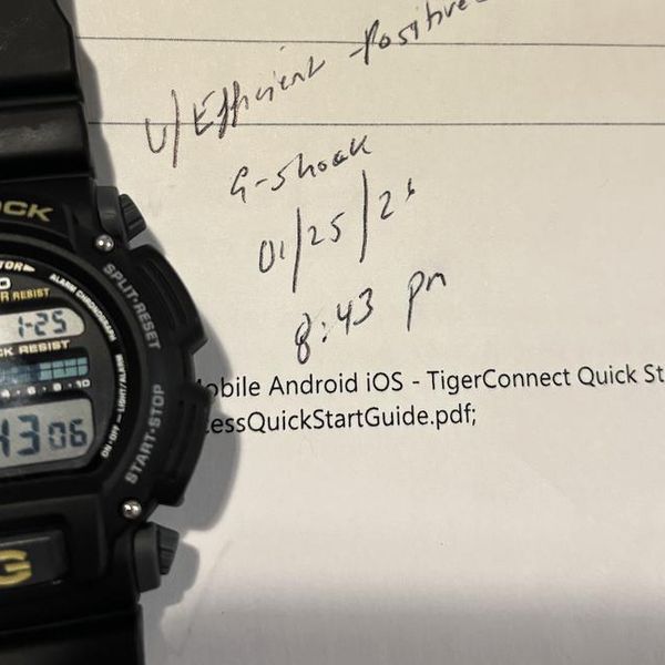 [WTS] Casio Men's Digital Black and Grey Resin Strap G-Shoc…