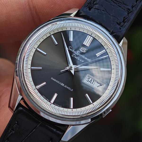 [WTS] Seiko Sportsmatic Deluxe 7619 “Black Dolphin” | Extre…