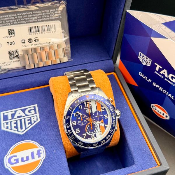 [WTS] Tag Heuer Formula 1 GULF Quartz Chronograph 43 steel …