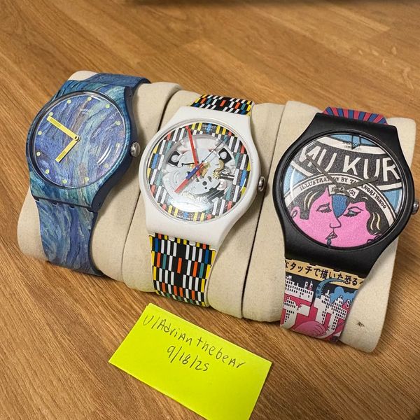 [WTS] Three unique artistic Swatch Set | $150 for the set S…