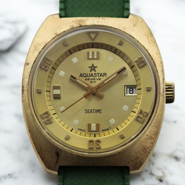 [WTS] NOS 1970s Aquastar Seatime (Ref. 1000)